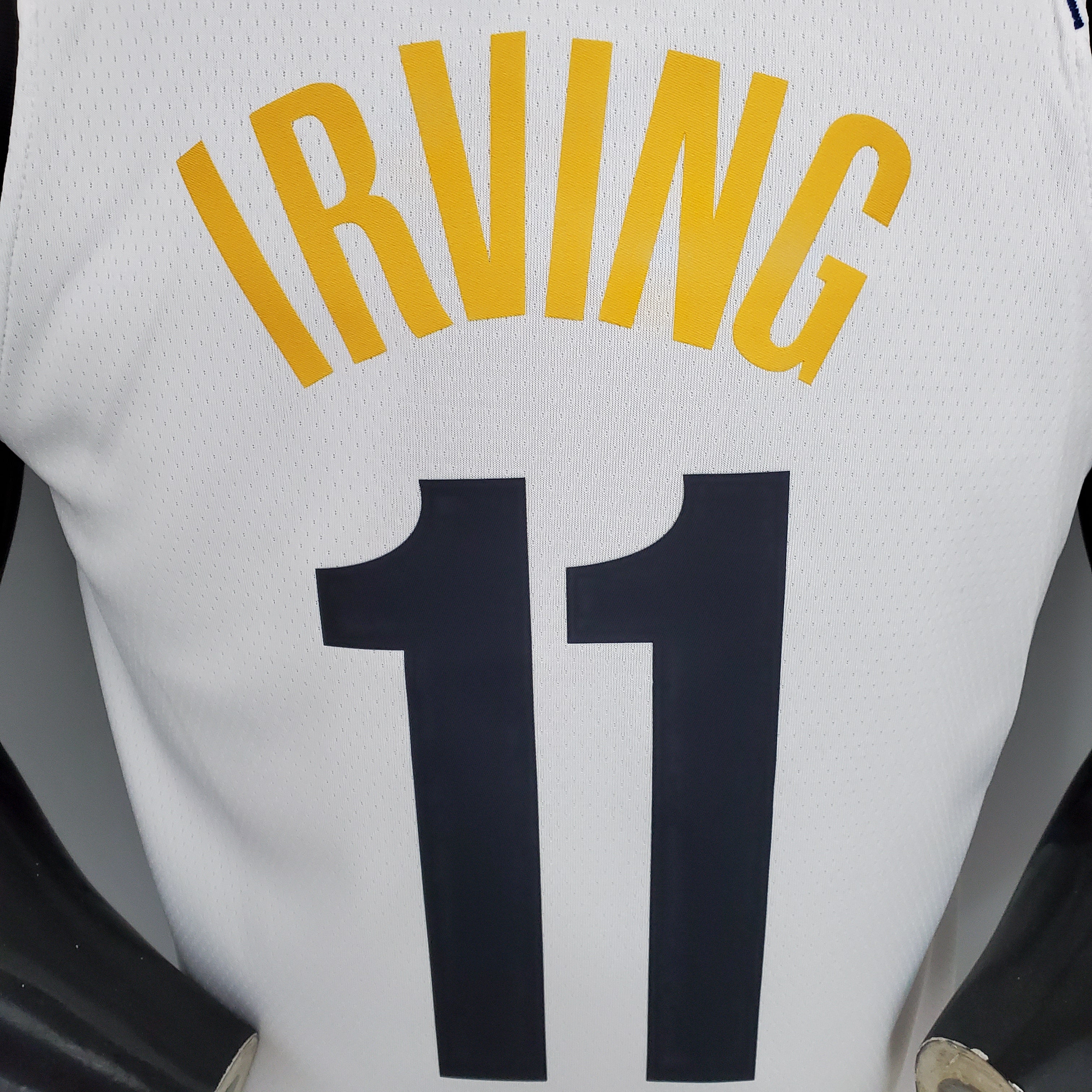 Regata NBA Brooklyn Nets City Edition Branca - IRVING #11